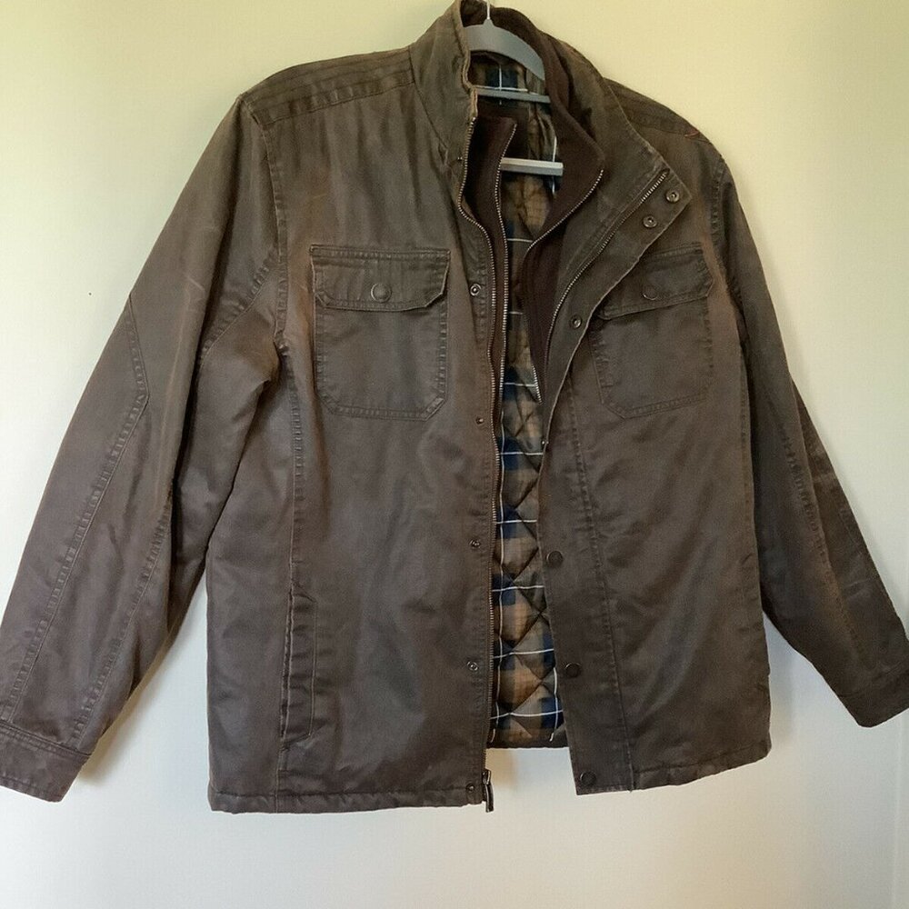 Johnston & Murphy Mens Fleece Lined Hunting OutdoorJacket Heavy Duty Size Medium